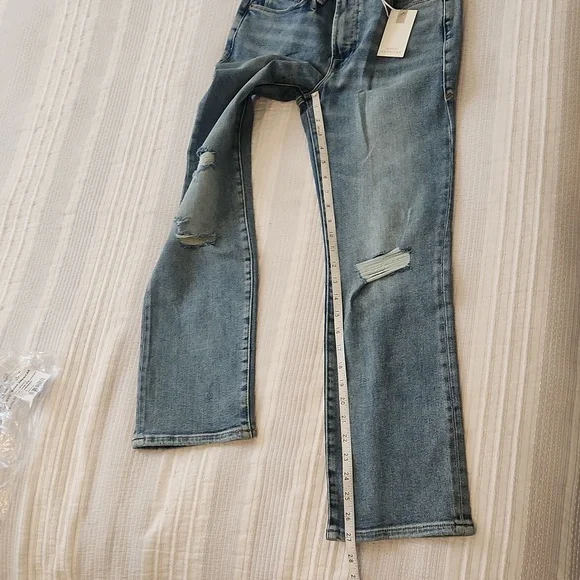 Good American Good Legs Straight Jeans in blue size 6 new with tag - Picture 17 of 17